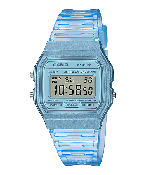Đồng hồ Nam Chính hãng CASIO F-91WS-2D- Pin 10 năm