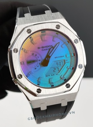 G-SHOCK GA-2100AP - Sliver Metal Iridescent Color