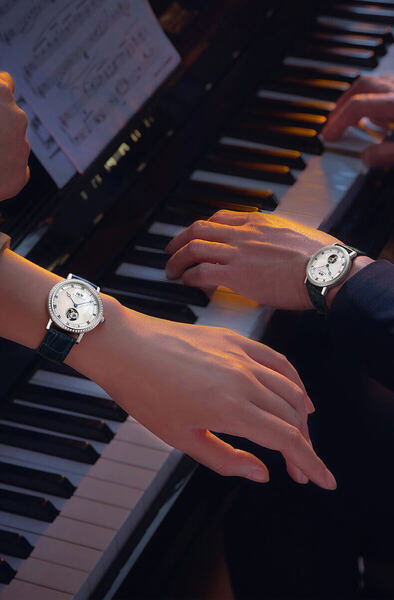 Đồng hồ đôi chính hãng IW CARNIVAL IW626G-2 (Máy siêu mỏng)