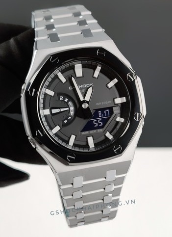 G-SHOCK GA-2100AP - Layers - Black & White Retro