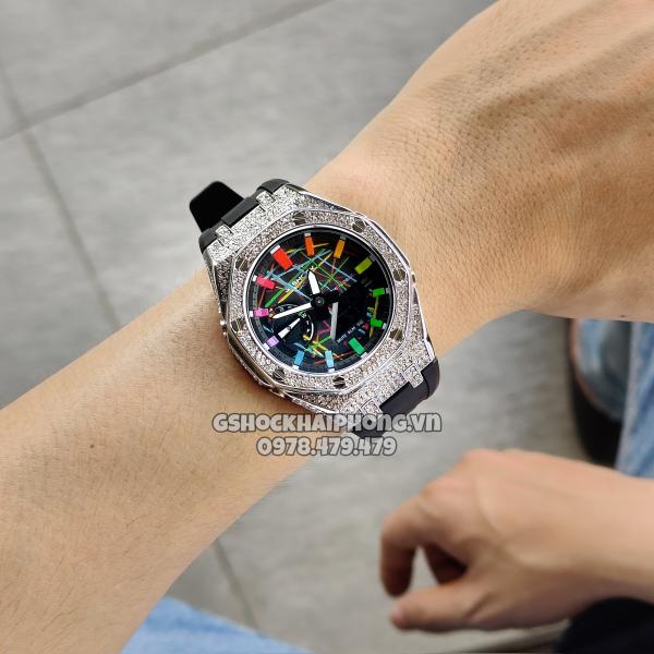 G-SHOCK GA-2100AP - Skyline Hyper Color ( Nạm đá )  