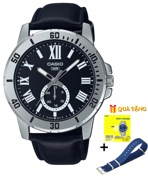 CASIO MTP-VD200L-1B - QUÀ TẶNG TRỊ GIÁ 600K