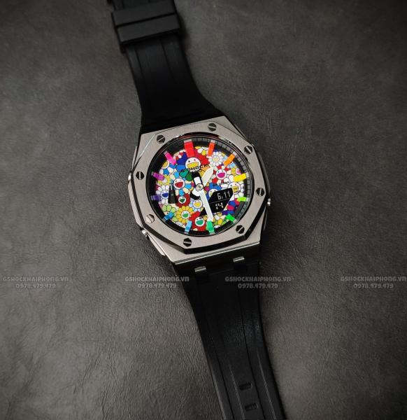 G-SHOCK GA-2100AP - GREY GUN METAL X HYPER MURAKAMI KAIKAIKIKI