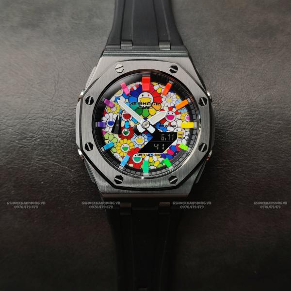 G-SHOCK GA-2100AP - GREY GUN METAL X HYPER MURAKAMI KAIKAIKIKI