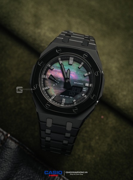  G-SHOCK GA-2100AP - LAYERS CASE X BLACK NACRE PEARL