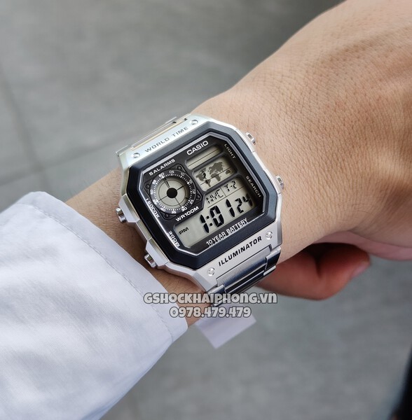 CASIO AE-1200WHD-1A -  QUÀ TẶNG TRỊ GIÁ 200K