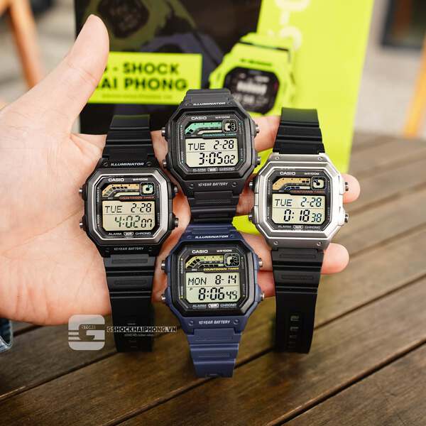 CASIO WS-1600H-1A -  QUÀ TẶNG TRỊ GIÁ 200K