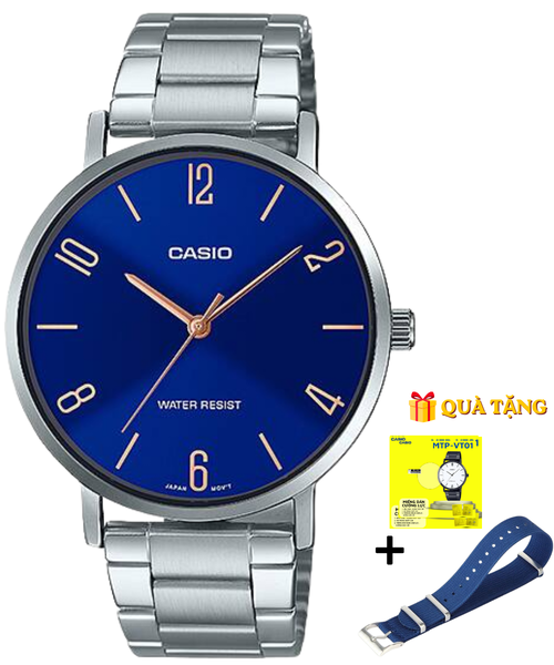 CASIO MTP-VT01D-2B2 - QUÀ TẶNG TRỊ GIÁ 600K