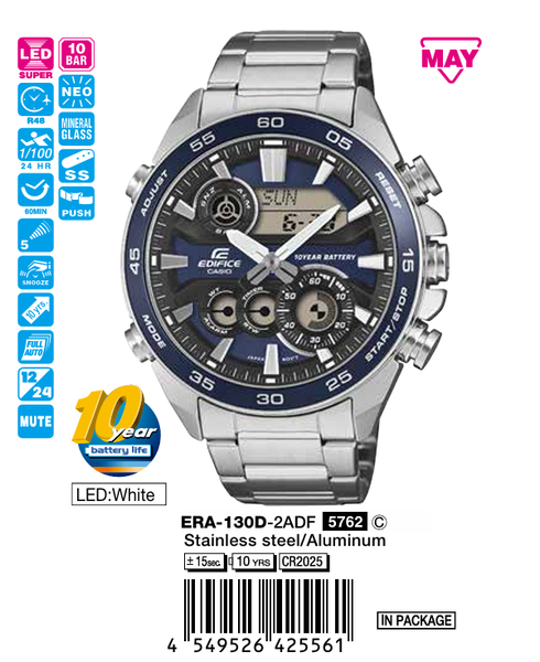 CASIO EDIFICE ERA-130D-2A