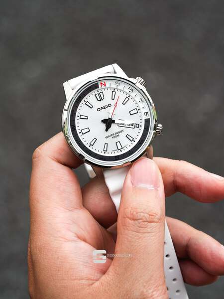 CASIO MTD-130D-7A ( Lên dây cao su Flo )