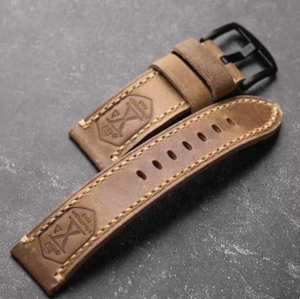 Dây da bò Ý Handmade loại 1 - SIZE 20mm/ 22mm/ 23mm/ 24mm/ 26mm