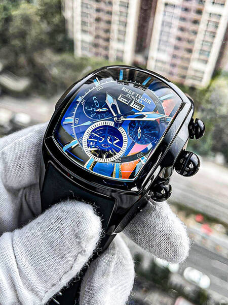 Đồng hồ nam Reef Tiger Aurora Series Tank RGA3069-8
