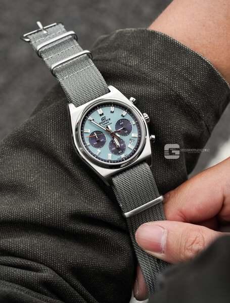 CASIO EDIFICE EFB-730D-2B ( Lên dây vải NaTo )