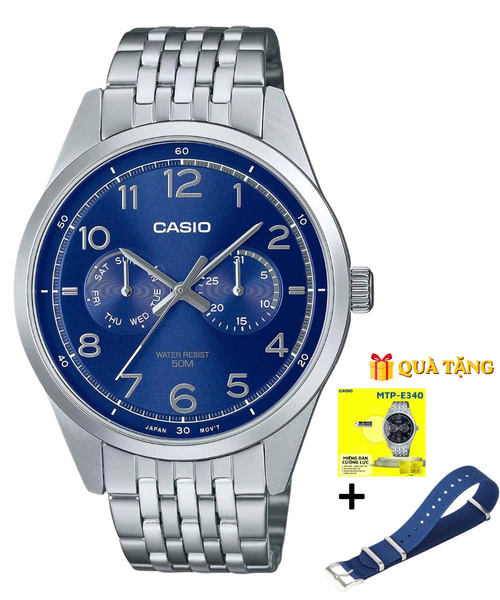 CASIO MTP-E340D-2A - QUÀ TẶNG TRỊ GIÁ 600K
