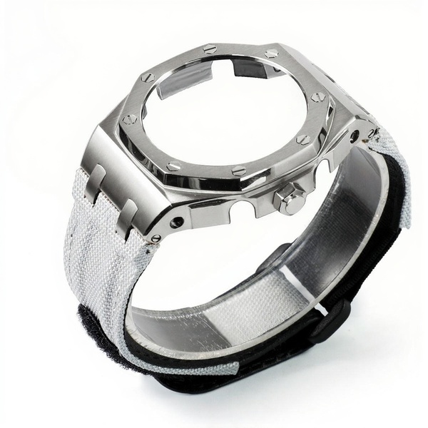 Bộ Vỏ GA-2100AP gen 4 ( có núm) Silver - Dây Velcro