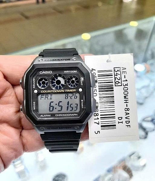 CASIO AE-1300WH-8A - QUÀ TẶNG TRỊ GIÁ 200K