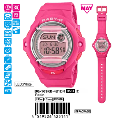 CASIO G-SHOCK BG-169KB-4B1