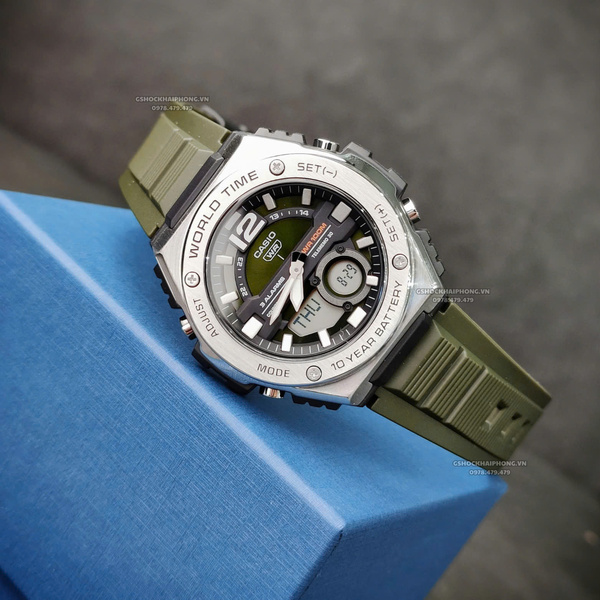 Đồng hồ Nam Chính hãng CASIO MWQ-100-3AV - Pin 10 năm