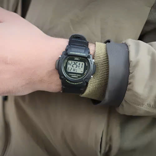 Đồng Hồ Nam Chính Hãng CASIO W-219HB-3AV