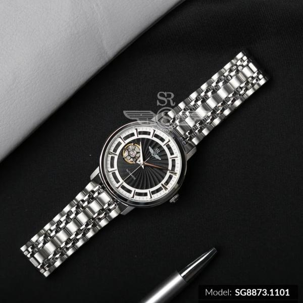 Đồng Hồ Nam Chính Hãng SRWATCH Automatic Open Heart SG8873.1101