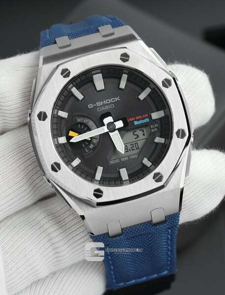 G-SHOCK GA-B2100AP - METAL CASE - VELCRO BAND