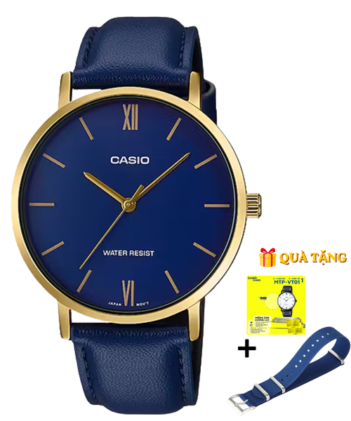 CASIO MTP-VT01GL-2B - QUÀ TẶNG TRỊ GIÁ 600K
