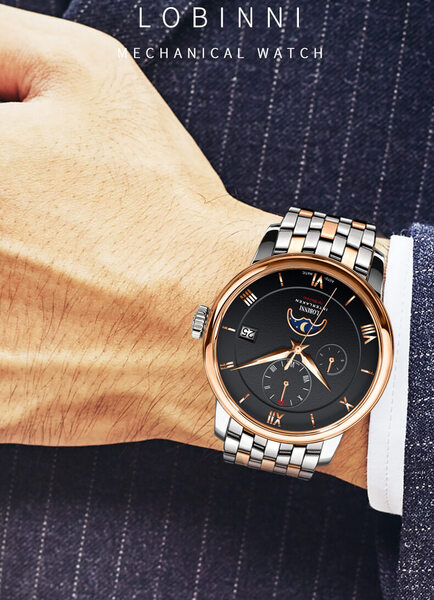 Đồng hồ nam chính hãng LOBINNI L6020-4