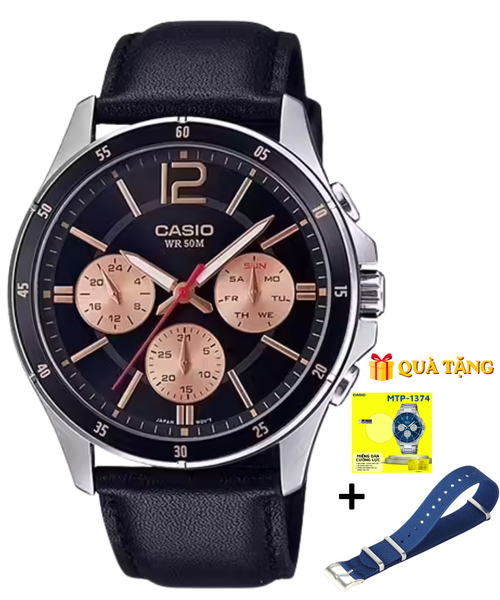 CASIO MTP-1374L-1A2 - QUÀ TẶNG TRỊ GIÁ 600K