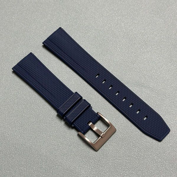 Dây cao su Fluororubber cao cấp - size 20mm/ 22mm-Màu Xanh Navy