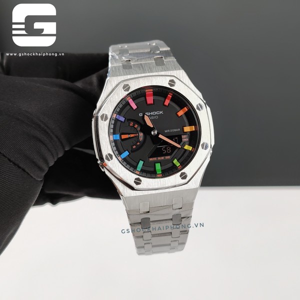 G-SHOCK GA-2100AP - Rainbow Metal Sliver