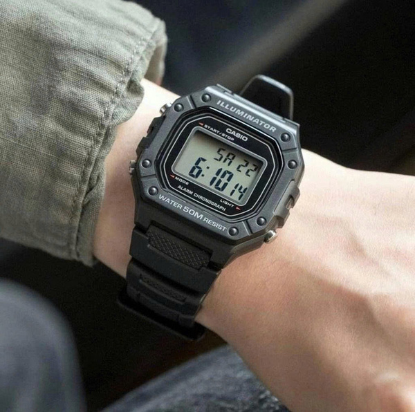 CASIO W-218H-1A - QUÀ TẶNG TRỊ GIÁ 200K