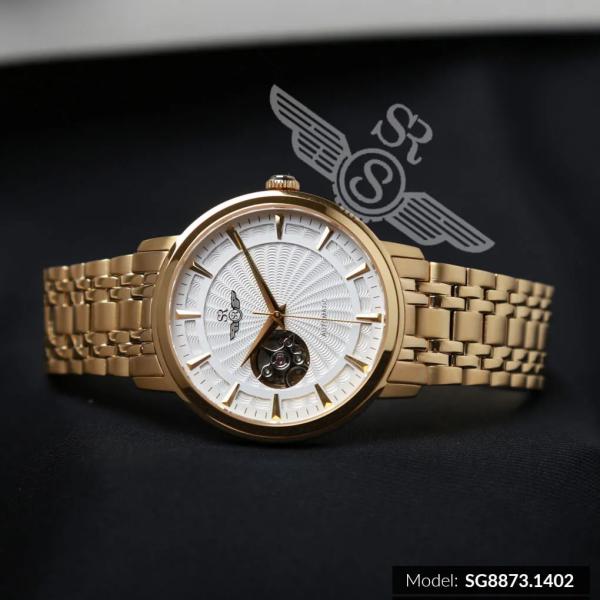 Đồng Hồ Nam Chính Hãng SRWATCH Automatic Open Heart SG8873.1402