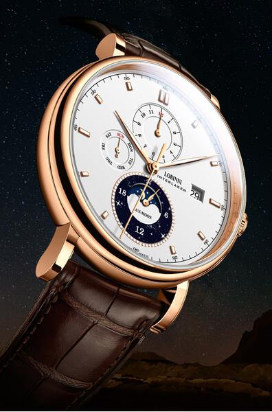 Đồng hồ nam chính hãng LOBINNI SunMoon L13056-1