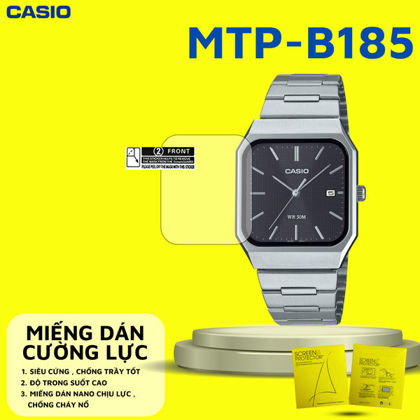 COMBO 2 Miếng dán màn hình Nano cao cấp chống trầy xước CASIO MTD-185