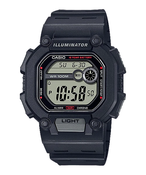 Đồng hồ Nam Chính hãng CASIO W-737H-1A - Pin 10 năm