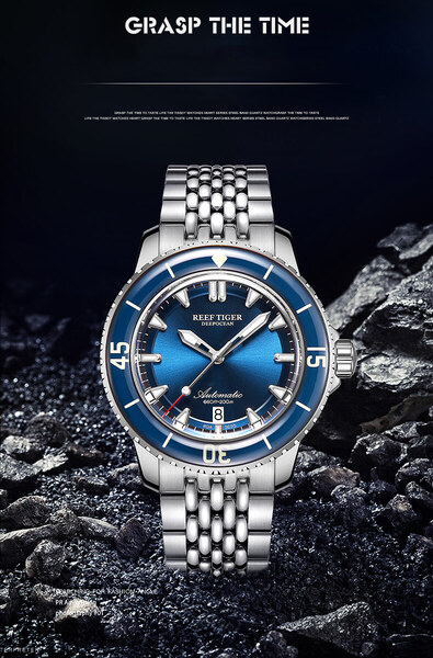 Đồng hồ nam Reef Tiger Deepocean RGA3035-8