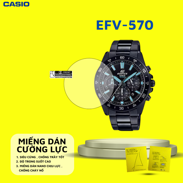COMBO 2 Miếng dán màn hình Nano cao cấp chống trầy xước CASIO EDIFICE EFV-570