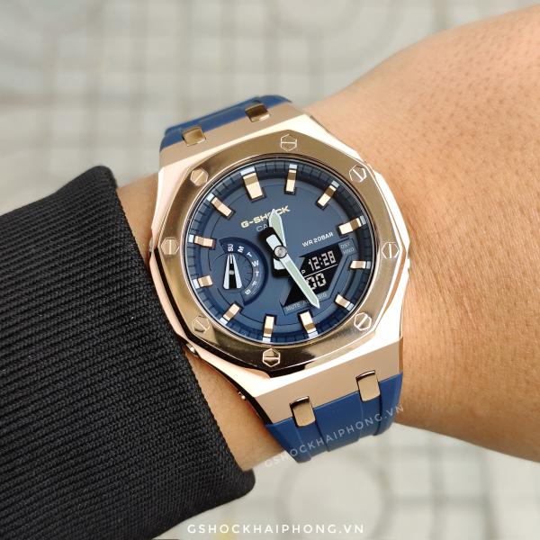 G-SHOCK GA-2100AP - Layers Rose Gold Blue