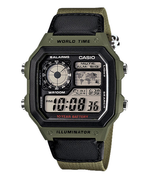 CASIO AE-1200WHB-3B -  QUÀ TẶNG TRỊ GIÁ 200K