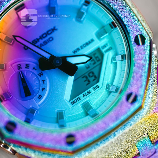 G-SHOCK GA-2100AP - TITAN STARDUST METAL RAINBOW