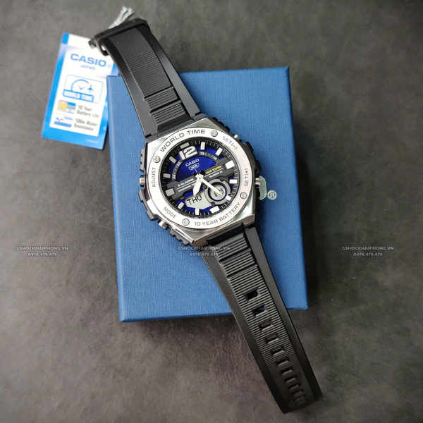  Đồng hồ Nam Chính hãng CASIO MWQ-100-2AV - Pin 10 năm