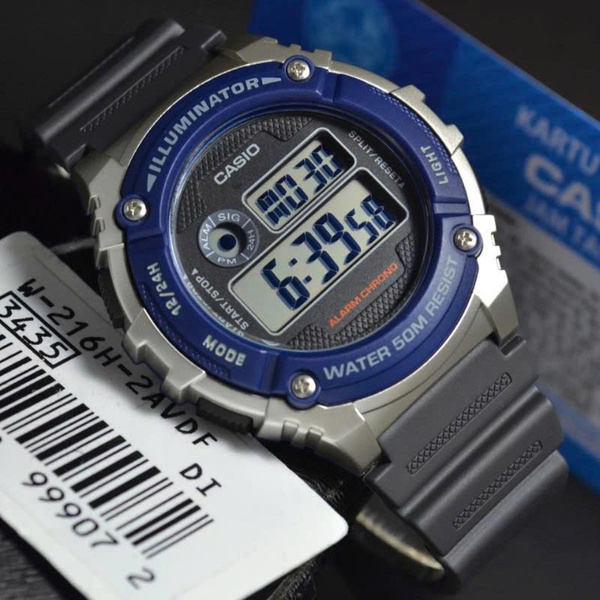 Đồng Hồ Nam Chính Hãng CASIO W-216H-2AVDF