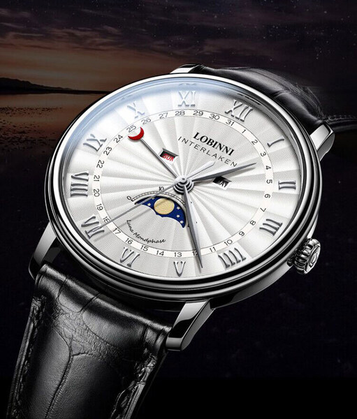 Đồng hồ nam chính hãng LOBINNI Moon Phase L3603-2