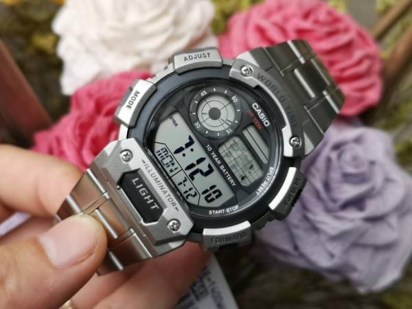 Đồng hồ Nam Chính hãng CASIO AE-1400WHD-1AVDF - Pin 10 năm