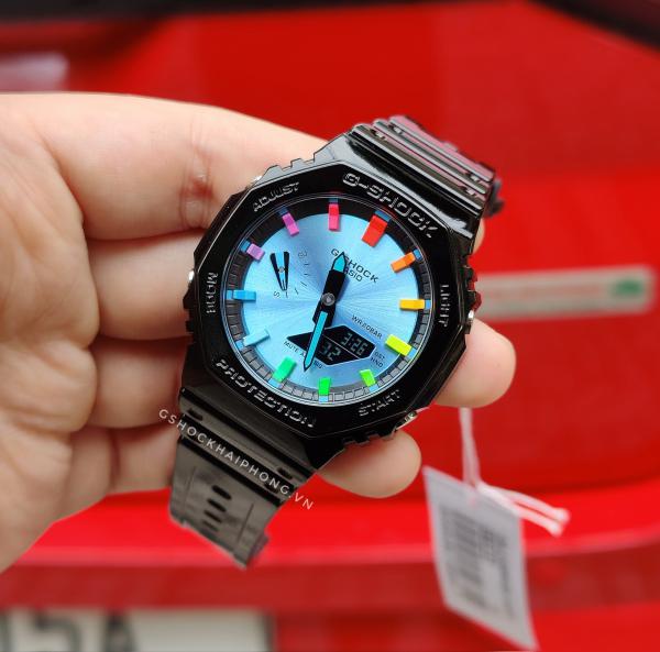 G-SHOCK GA-2100 Mod - Unisex Hyper Blue