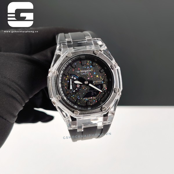 G-SHOCK GA-2100AP - Midnight Galaxy Skeleton