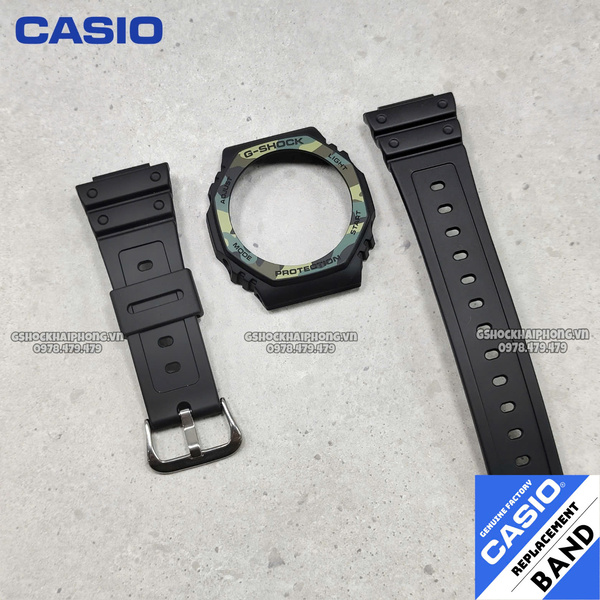 Bộ vỏ chính hãng G-SHOCK GA-2100SU-1A ( Camo Đen ) 
