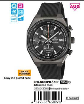  CASIO EDIFICE EFS-S660PB-1A
