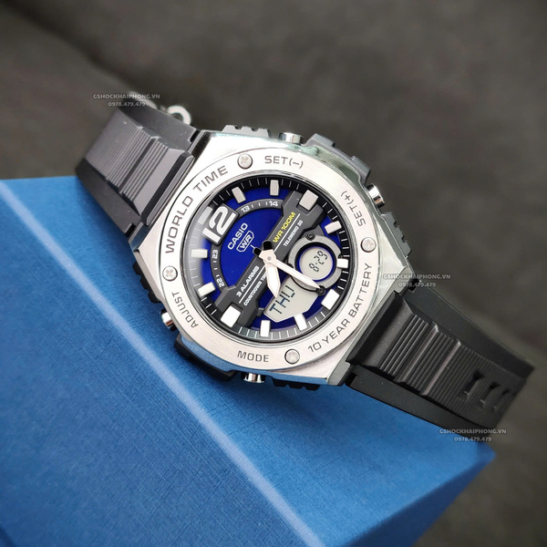  Đồng hồ Nam Chính hãng CASIO MWQ-100-2AV - Pin 10 năm