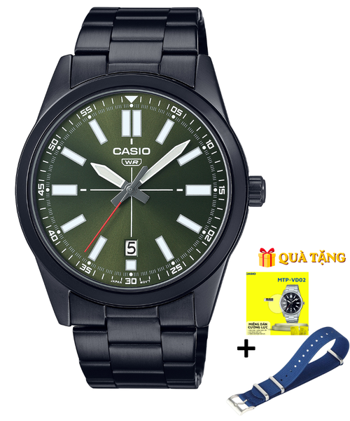 CASIO MTP-VD02B-3E - QUÀ TẶNG TRỊ GIÁ 600K